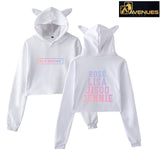 Women Sexy Navel Hoodie