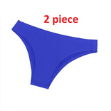 2 pieces Women Ice-silk Seamless Panties