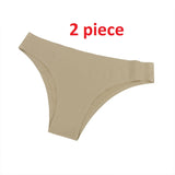 2 pieces Women Ice-silk Seamless Panties