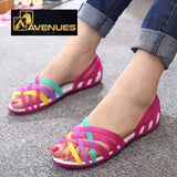 Women Candy Rainbow Flats Sandals