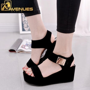 Women peep-toe flat New sandals