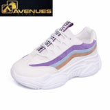 Lace-Up Fashion Breathable Women Sneakers