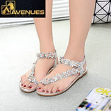 Flowers Bohemian Ladies Flat Sandals