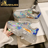 Trend Women Transparent Jelly Sneakers