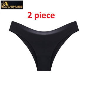 2 pieces Women Ice-silk Seamless Panties