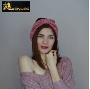 Women Winter Ear Warmer Knitted Headband