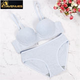 Women Glossy Pure Gather Underwear