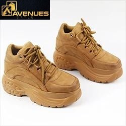 Fashion Woman Leather Sports Sneakers