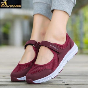 Breathable Mesh Ladies Casual Shoes