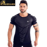 Men's Running Sport Compression Skinny T-shirt