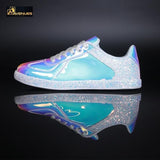 Women Flats Glisten Superstar Sneakers