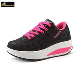 Women Height Increasing Breathable Sneakers