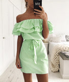 Women Dresses Striped Summer Dress