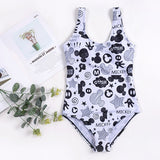 Women's Swimsuit Cartoon Print Beachwear