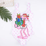 Women's Swimsuit Cartoon Print Beachwear