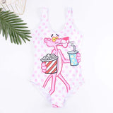 Women's Swimsuit Cartoon Print Beachwear