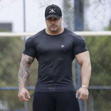 Men's Running Sport Compression Skinny T-shirt