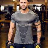 Men's Running Sport Compression Skinny T-shirt