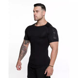 Men's Running Sport Compression Skinny T-shirt