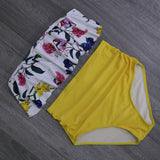 Women High Waist Swim Bathing Suit