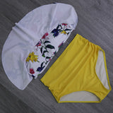 Women High Waist Swim Bathing Suit