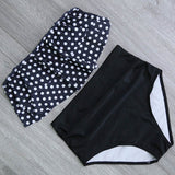 Women High Waist Swim Bathing Suit