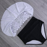 Women High Waist Swim Bathing Suit