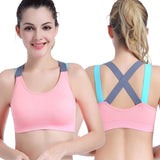 Women's Fitness Yoga Running Sports Bra Tops