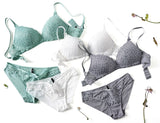 Women's Cotton Breathable Bra Set