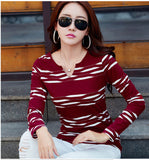 Women Long Sleeve Casual T-shirt