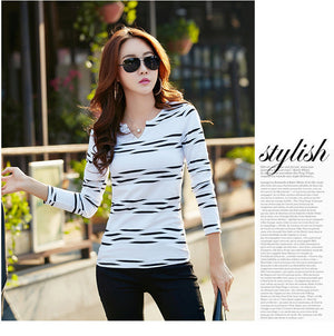 Women Long Sleeve Casual T-shirt