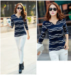 Women Long Sleeve Casual T-shirt