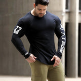 Men's Gym Fitness Skinny T-shirt