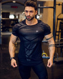 Men's Running Sport Compression Skinny T-shirt