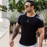 Men's Running Sport Compression Skinny T-shirt