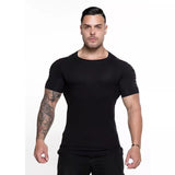 Men's Running Sport Compression Skinny T-shirt