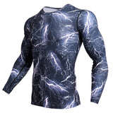 Men Long Sleeve Fitness Cloth Set