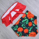 Women High Waist Swim Bathing Suit