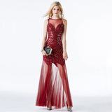 Sequins Beading Mermaid Long Formal Party Dress