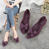 Jelly Flats Women Soft Pointy Sandals