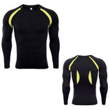 Mens Long Sleeves Bodybuilding Tight T-Shirt