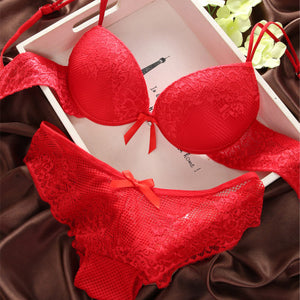 V-neck Underwear bra set