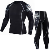 Men's Fitness Tights Clothing Sets