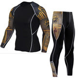 Men's Fitness Tights Clothing Sets