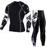 Men's Fitness Tights Clothing Sets