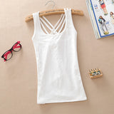 Women's Casual Cotton Sleeveless Tops