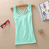 Women's Casual Cotton Sleeveless Tops