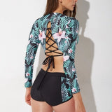 Women Long Sleeve Swimming Suit