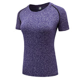 Women's Elastic Yoga Sports T Shirt