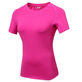 Women's Elastic Yoga Sports T Shirt